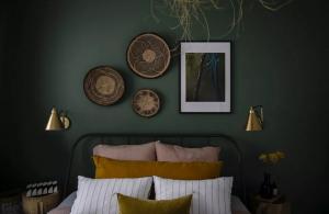 Kako bi vaš spavaća jedinstven i nezaboravan, pomoću zidove. 6 Jolly ideje