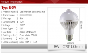 LED svjetiljka sa senzorom pokreta: prednosti izbora i princip rada