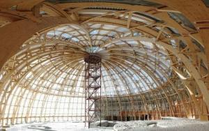 U St. Petersburgu, jedan od najvećih drvenih kupola na svijetu! I što je njegova visina?