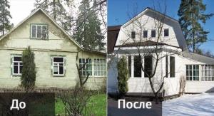Rekonstrukcija ladanjsku kuću ili vile