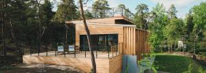 Proračun način eksterijera ciljnoj prirodnog drva kuće