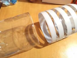 Zdjela izrađeni od plastičnih boca zamijeniti slomljena