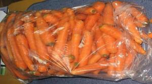 Kako zadržati mrkva u plastičnoj vrećici do sljedeće žetve.