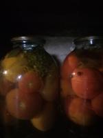 Za pripremu za zimu rajčice limenke. bez ključanja